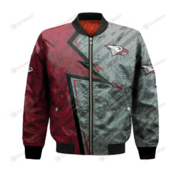 North Carolina Central Eagles Bomber Jacket 3D Printed Abstract Pattern Sport