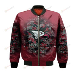 North Carolina Central Eagles Bomber Jacket 3D Printed Camouflage Vintage