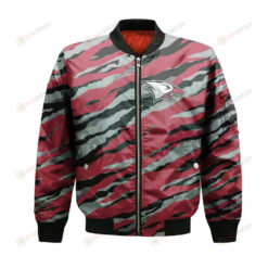 North Carolina Central Eagles Bomber Jacket 3D Printed Sport Style Team Logo Pattern