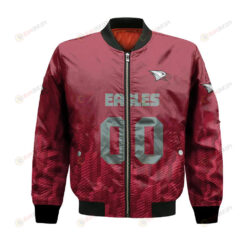 North Carolina Central Eagles Bomber Jacket 3D Printed Team Logo Custom Text And Number