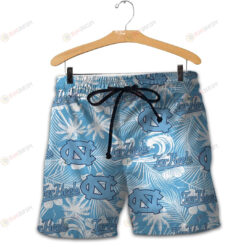 North Carolina Tar Heels Men Shorts Tropical Seamless