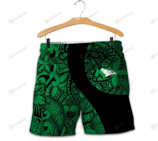 North Dakota Fighting Hawks Men Shorts Polynesian