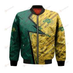 North Dakota State Bison Bomber Jacket 3D Printed Abstract Pattern Sport