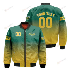 North Dakota State Bison Fadded Bomber Jacket 3D Printed