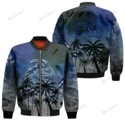 North Florida Ospreys Bomber Jacket 3D Printed Coconut Tree Tropical Grunge