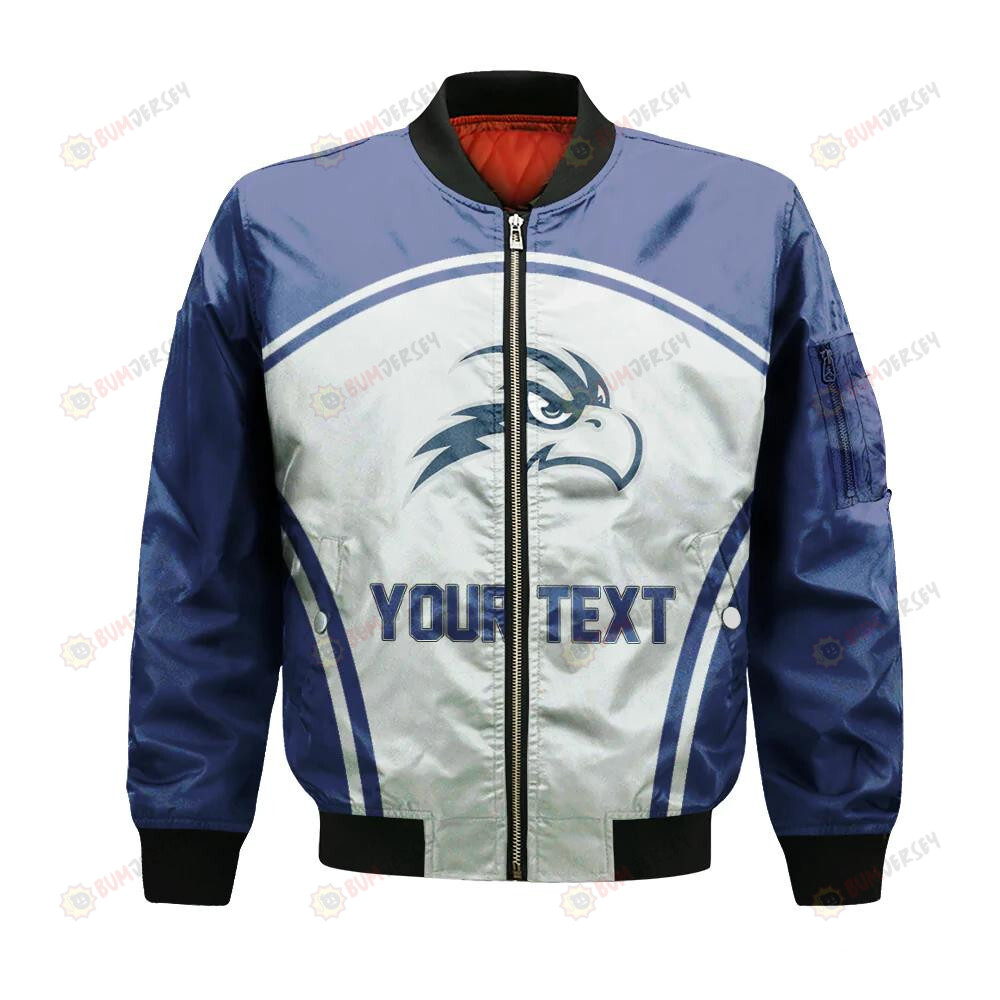 North Florida Ospreys Bomber Jacket 3D Printed Custom Text And Number Curve Style Sport