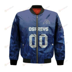 North Florida Ospreys Bomber Jacket 3D Printed Team Logo Custom Text And Number