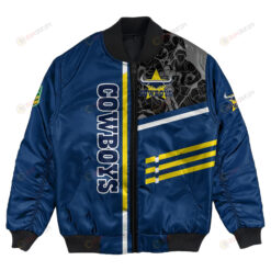 North Queensland Cowboys Bomber Jacket 3D Printed Personalized Rugby For Fan