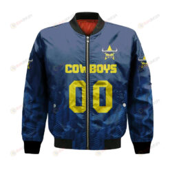 North Queensland Cowboys Bomber Jacket 3D Printed Team Logo Custom Text And Number