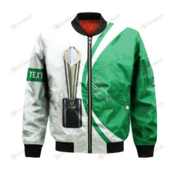 North Texas Mean Green Bomber Jacket 3D Printed 2022 National Champions Legendary