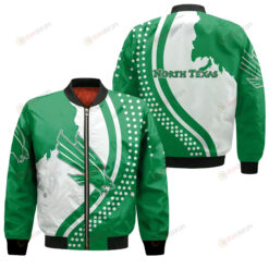 North Texas Mean Green - USA Map Bomber Jacket 3D Printed