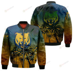 Northern Colorado Bears Bomber Jacket 3D Printed Coconut Tree Tropical Grunge