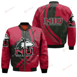 Northern Illinois Huskies - USA Map Bomber Jacket 3D Printed