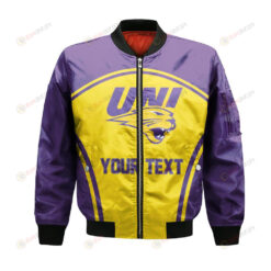 Northern Iowa Panthers Bomber Jacket 3D Printed Custom Text And Number Curve Style Sport