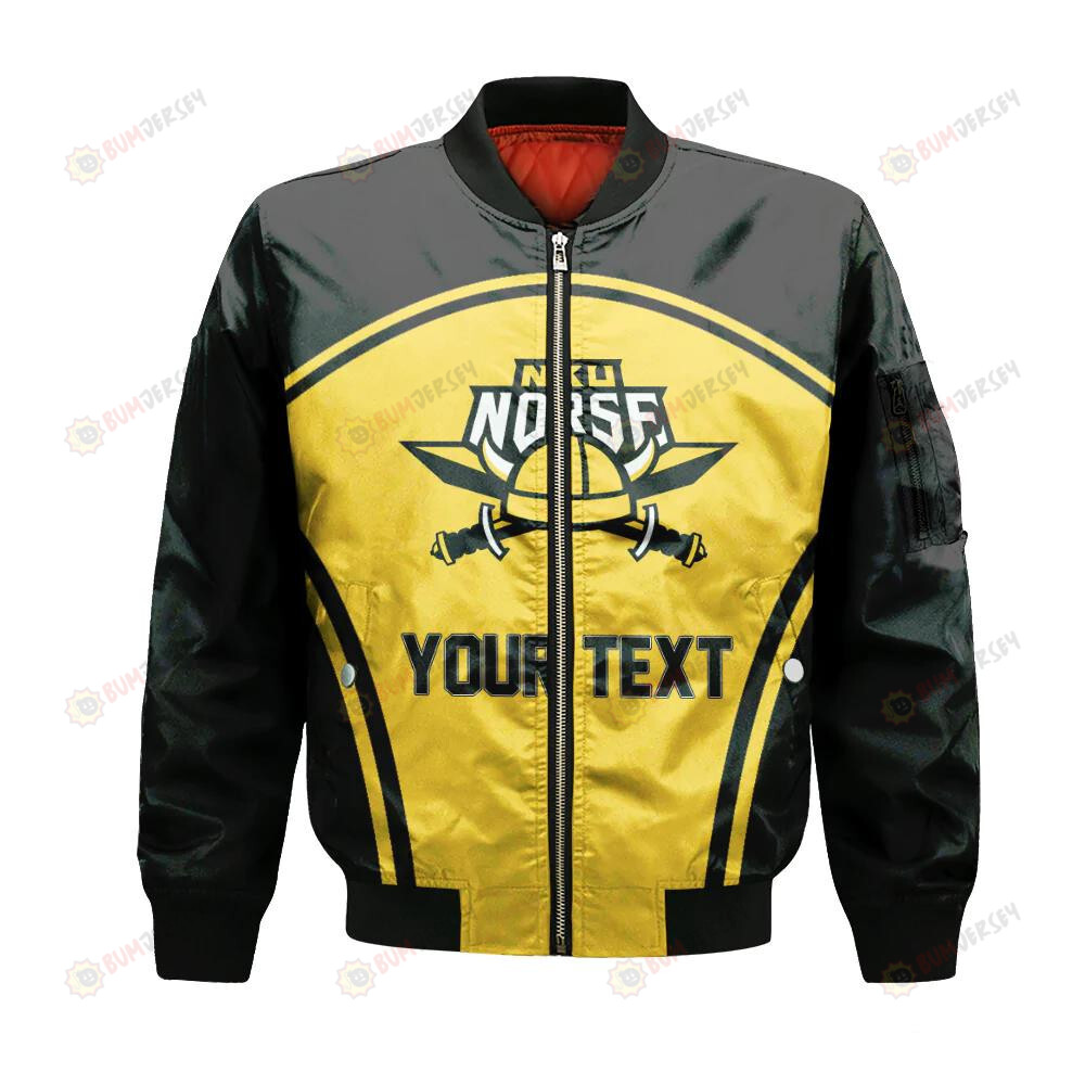 Northern Kentucky Norse Bomber Jacket 3D Printed Custom Text And Number Curve Style Sport