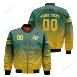 Northern Michigan Wildcats Fadded Bomber Jacket 3D Printed