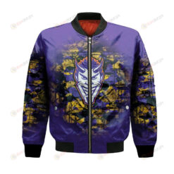 Northwestern State Demons Bomber Jacket 3D Printed Camouflage Vintage