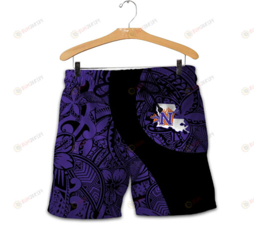 Northwestern State Demons Men Shorts Polynesian