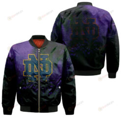 Northwestern Wildcats Bomber Jacket 3D Printed Coconut Tree Tropical Grunge