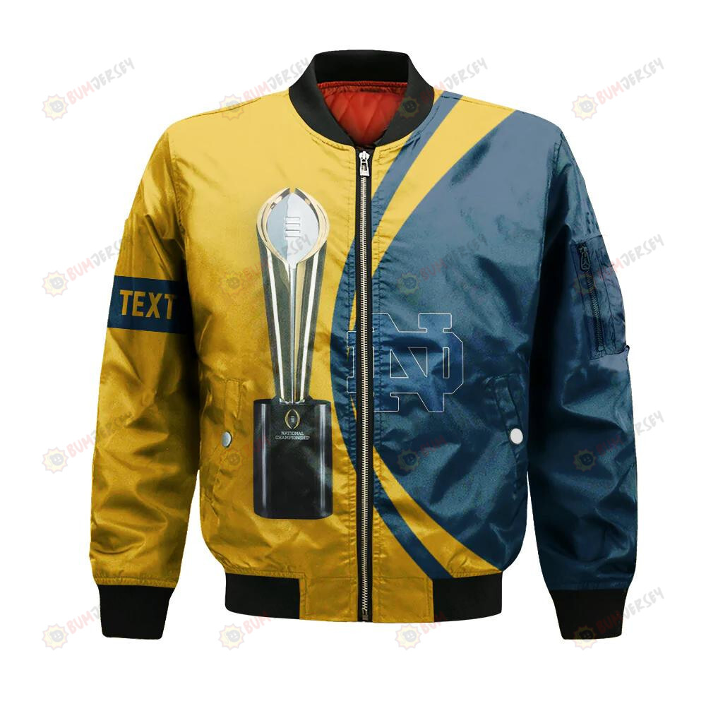 Notre Dame Fighting Irish Bomber Jacket 3D Printed 2022 National Champions Legendary