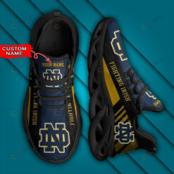 Notre Dame Fighting Irish Logo Custom Name 3D Max Soul Sneaker Shoes