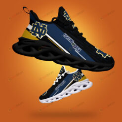 Notre Dame Fighting Irish Logo Line Pattern 3D Max Soul Sneaker Shoes