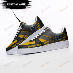 Notre Dame Fighting Irish Logo Pattern Custom Name Air Force 1 Printed