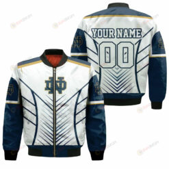 Notre Dame Fighting Irish NCAA Customized Pattern Bomber Jacket
