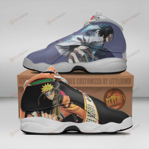 Nrt X Sasuke Shoes Nrt Anime Air Jordan 13 Shoes Sneakers