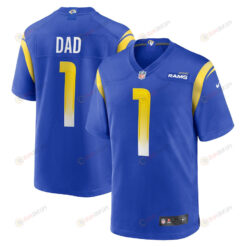 Number 1 Dad Los Angeles Rams Game Men Jersey - Royal