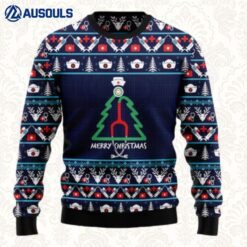 Nurse Christmas Tree Ugly Sweaters For Men Women Unisex