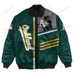 Oakland Athletics Bomber Jacket 3D Printed Personalized Baseball For Fan