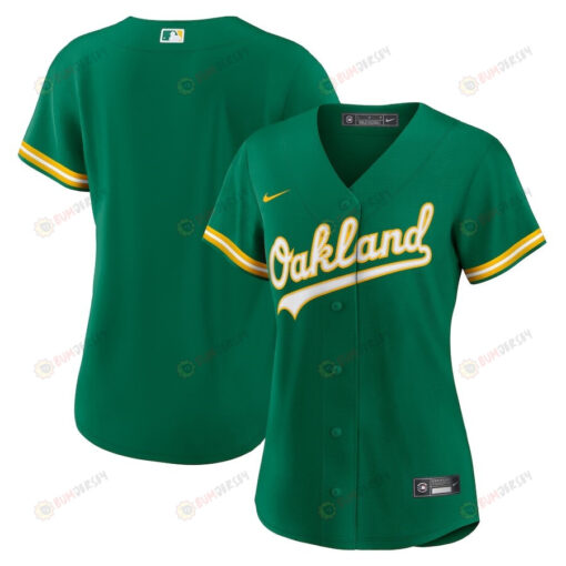 Oakland Athletics Women's Alternate Team Jersey - Kelly Green