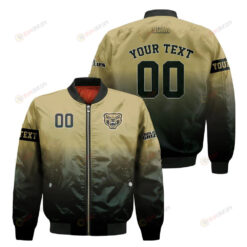 Oakland Golden Grizzlies Fadded Bomber Jacket 3D Printed