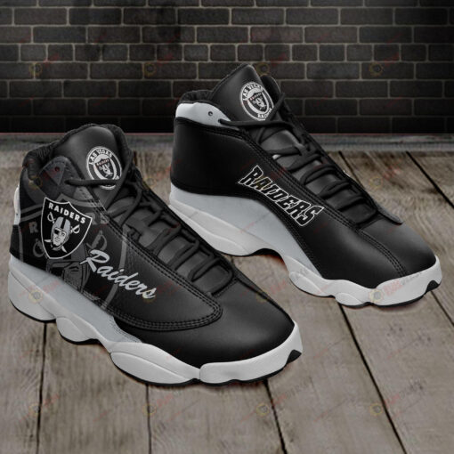 Oakland Raider Air Jordan 13 Sneakers Sport Shoes