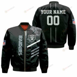 Oakland Raiders Go Raiders Customized Pattern Bomber Jacket