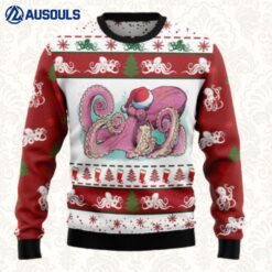 Octopus Noel Ugly Sweaters For Men Women Unisex