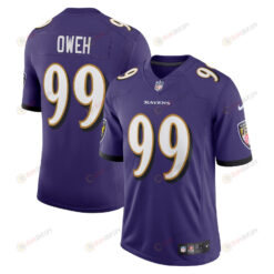 Odafe Oweh 99 Baltimore Ravens Vapor Limited Jersey - Purple