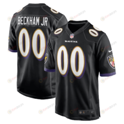 Odell Beckham Jr. 00 Baltimore Ravens Men's Jersey - Black