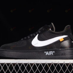 Off-White x Nike Air Force 1 Low Black White Shoes Sneakers