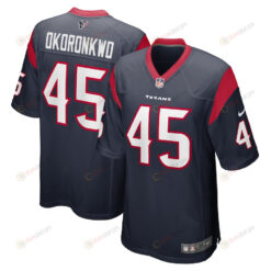 Ogbonnia Okoronkwo Houston Texans Game Player Jersey - Navy