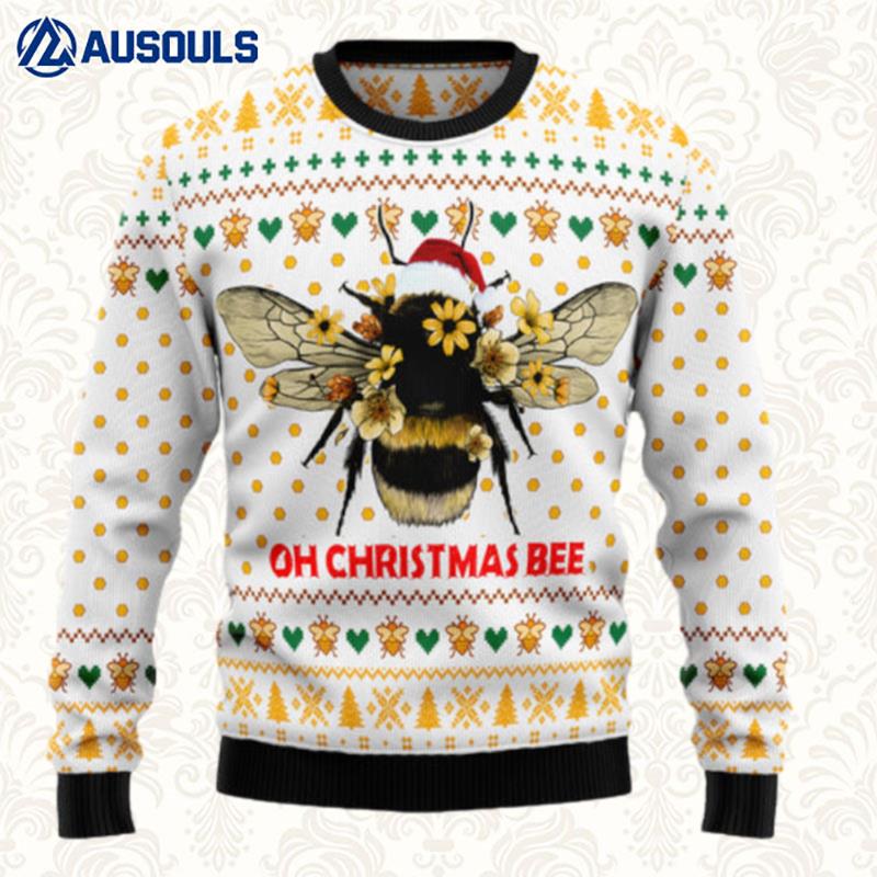 Oh Christmas Bee Bee Ugly Sweaters For Men Women Unisex