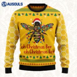 Oh Christmas Bee Ugly Sweaters For Men Women Unisex