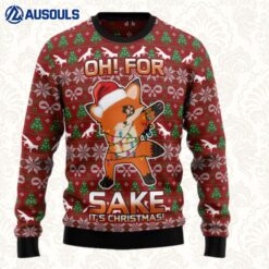 Oh For Fox Sake Ugly Sweaters For Men Women Unisex