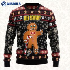Oh Snap Gingerbread HT091201 Ugly Christmas Sweater Ugly Sweaters For Men Women Unisex
