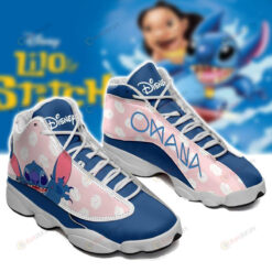 Ohana Lilo Stitch Form Air Jordan 13 Sneakers Sport Shoes