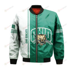 Ohio Bobcats Bomber Jacket 3D Printed Half Style