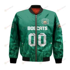 Ohio Bobcats Bomber Jacket 3D Printed Team Logo Custom Text And Number