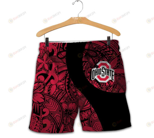 Ohio State Buckeyes Men Shorts Polynesian