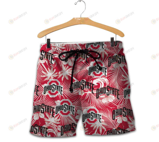 Ohio State Buckeyes Men Shorts Tropical Seamless